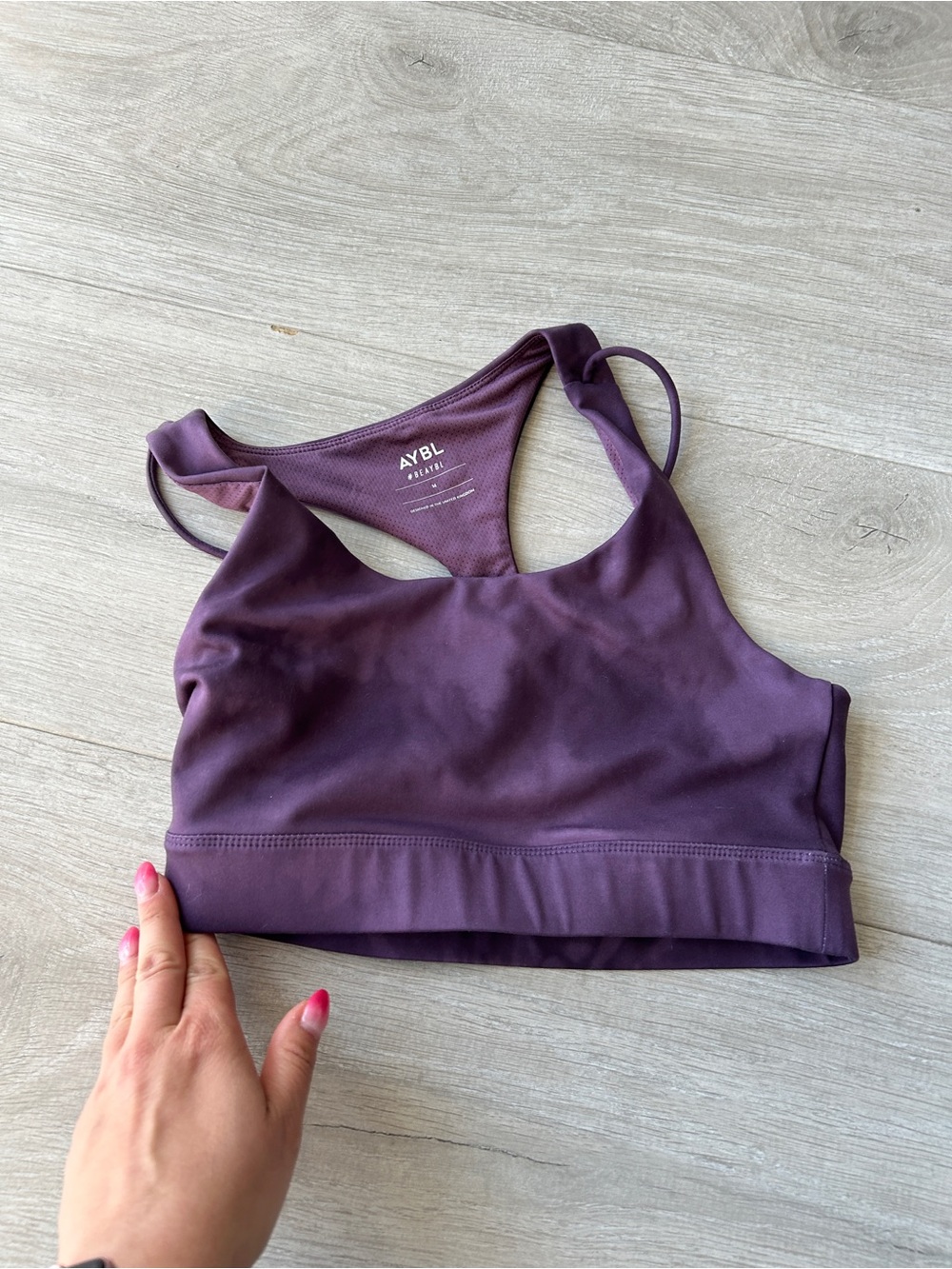Aybl Purple Sports Bra